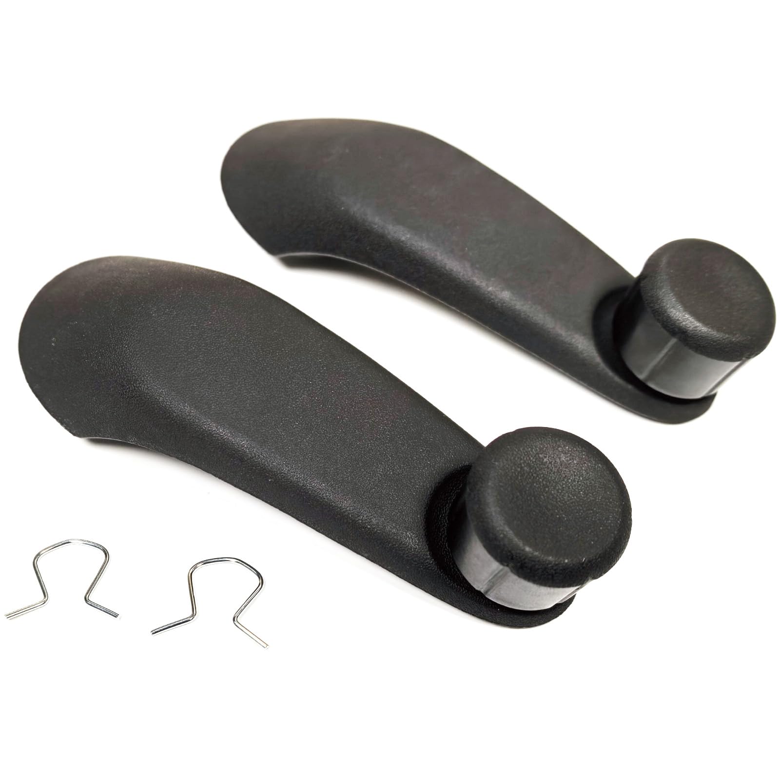 Lcyolada front view of black crank handles showing fit and finish benefit
