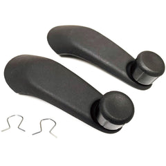 Lcyolada front view of black crank handles showing fit and finish benefit