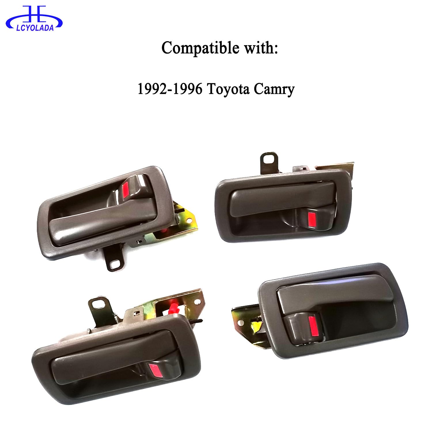 Lcyolada handles installed in a door demonstrating correct in-car fit