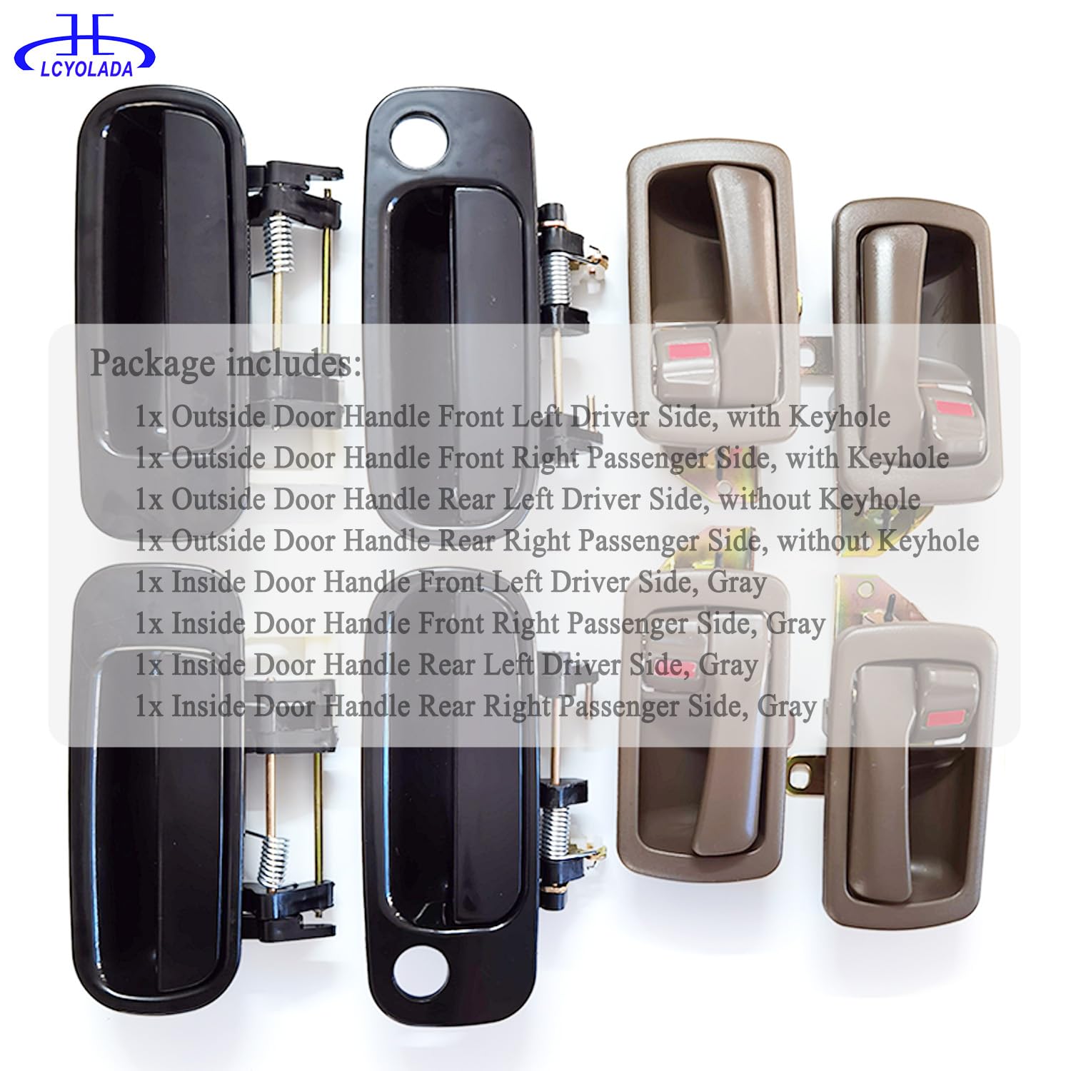 Lcyolada included hardware and clips ready for straightforward installation