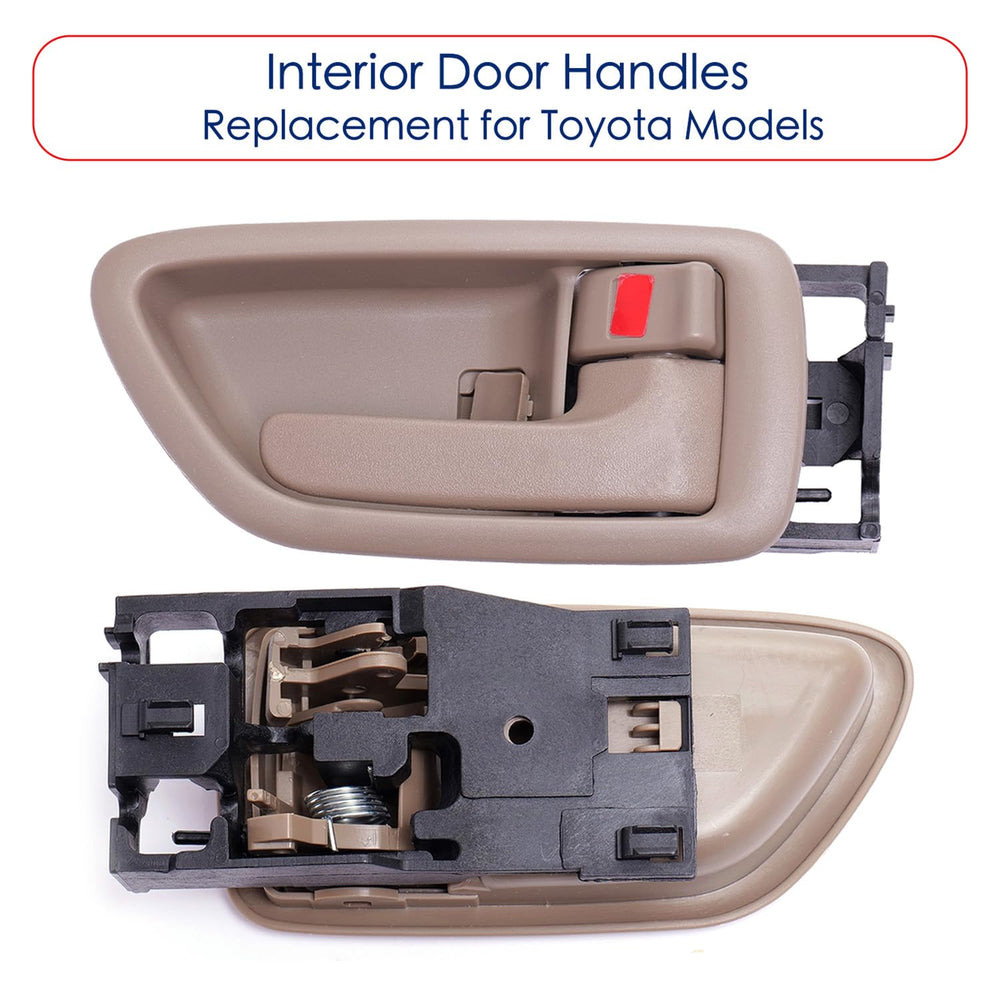 Lcyolada handle installed on a front Toyota door demonstrating correct fit and restored function