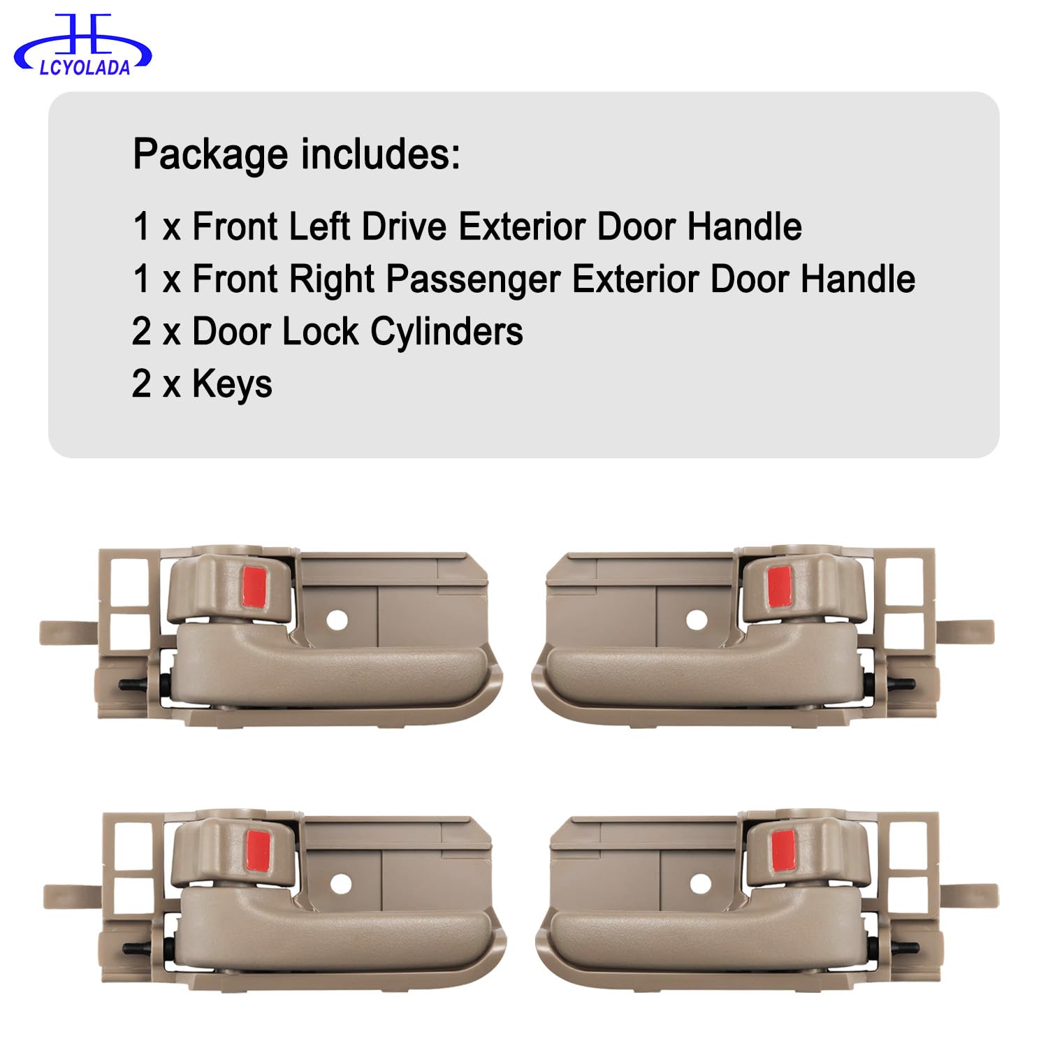 Lcyolada label with part numbers for easy identification and matching
