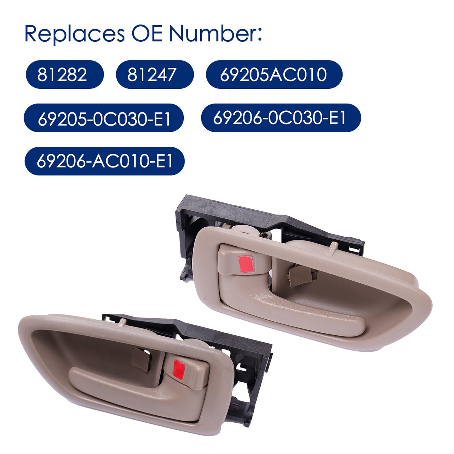 Lcyolada handle backside showing mounting points for accurate OEM-style attachment benefit
