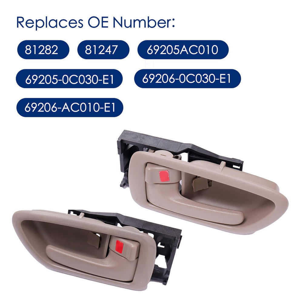 Lcyolada handle backside showing mounting points for accurate OEM-style attachment benefit