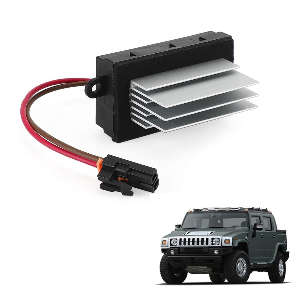 LDCRE blower motor resistor front view showing durable housing and reliable fit
