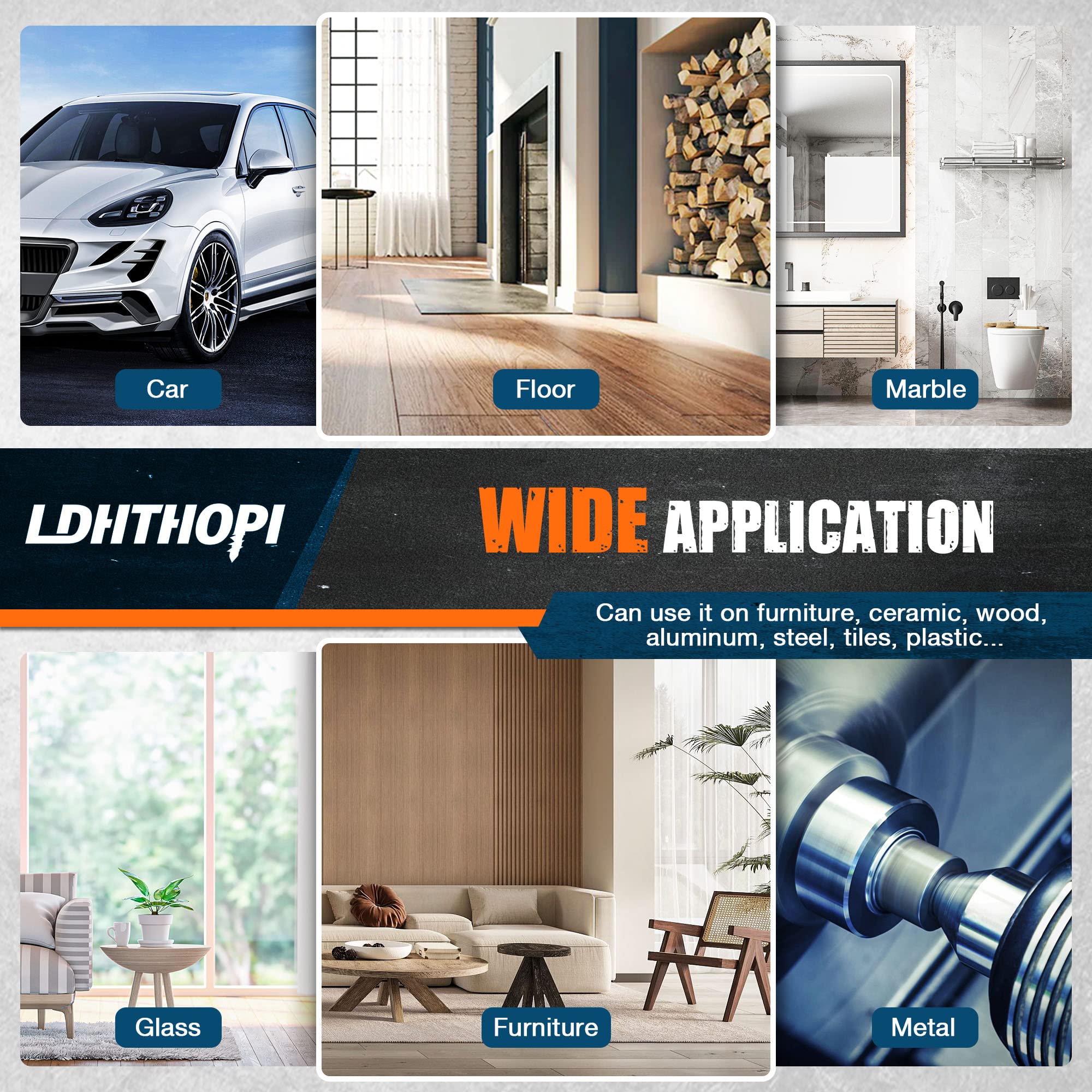 LDHTHOPI packaging and accessories including handles and pads for ready use