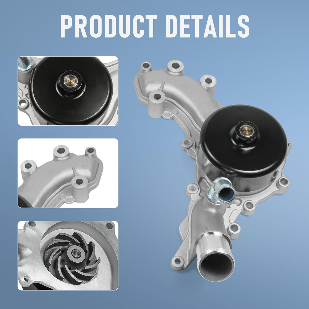 LDMINDA pump installed in engine bay demonstrating direct-fit convenience
