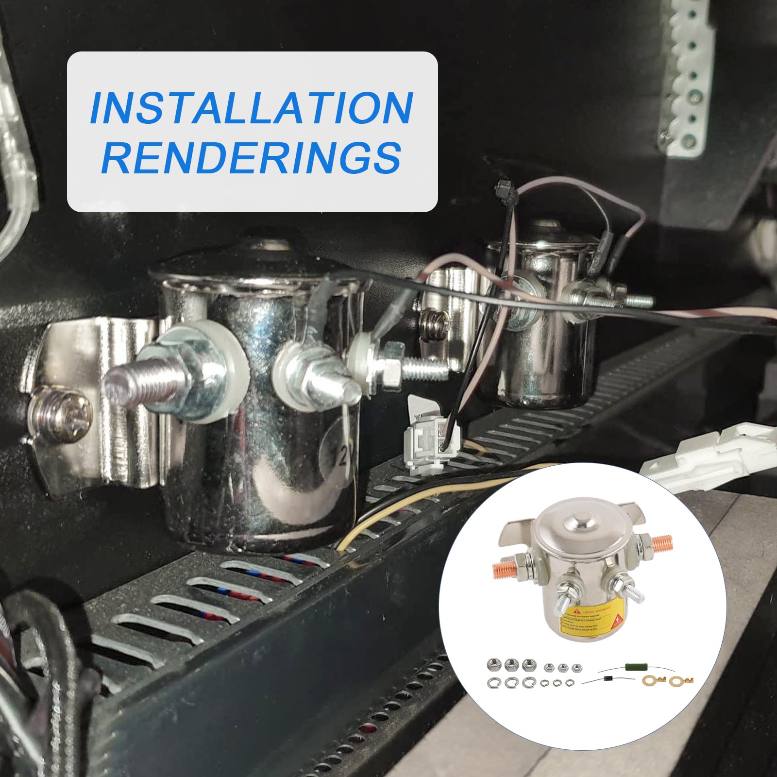 LDMINDA packaged solenoid with instructions and mounting hardware for quick setup
