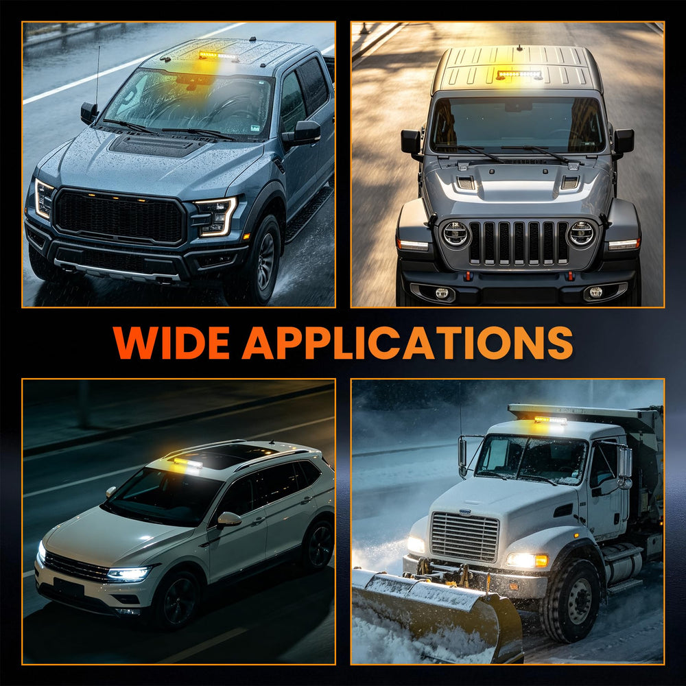 LE-JX nighttime roadside use, shows clear hazard visibility