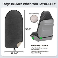 Leader Accessories anti-slip backing close-up providing secure non-slip hold