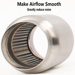 Leadgee inlet end detail showing 3" diameter for easy welding fitment