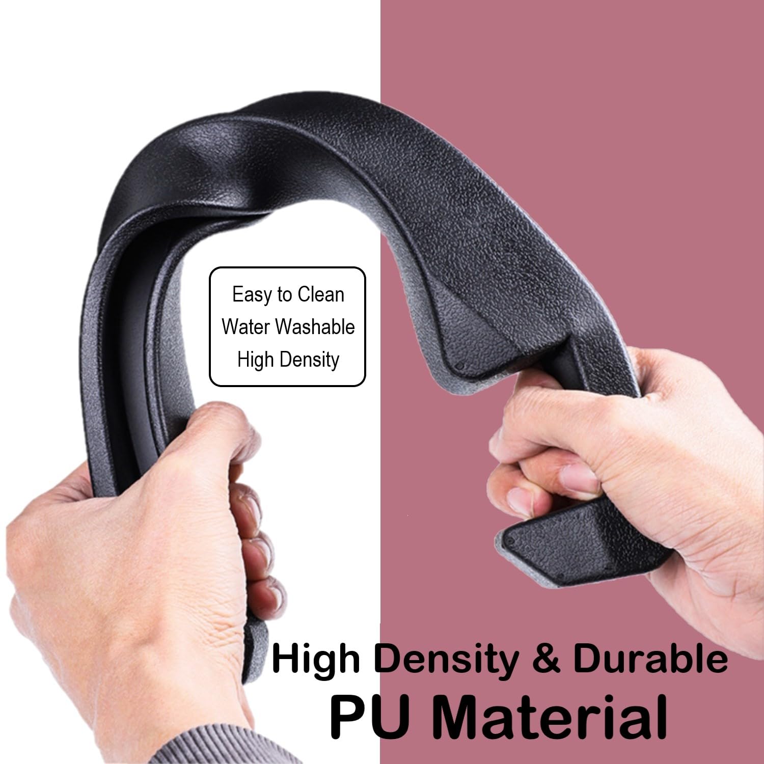 LeaHun close-up of PU texture highlighting durability and easy cleaning benefit