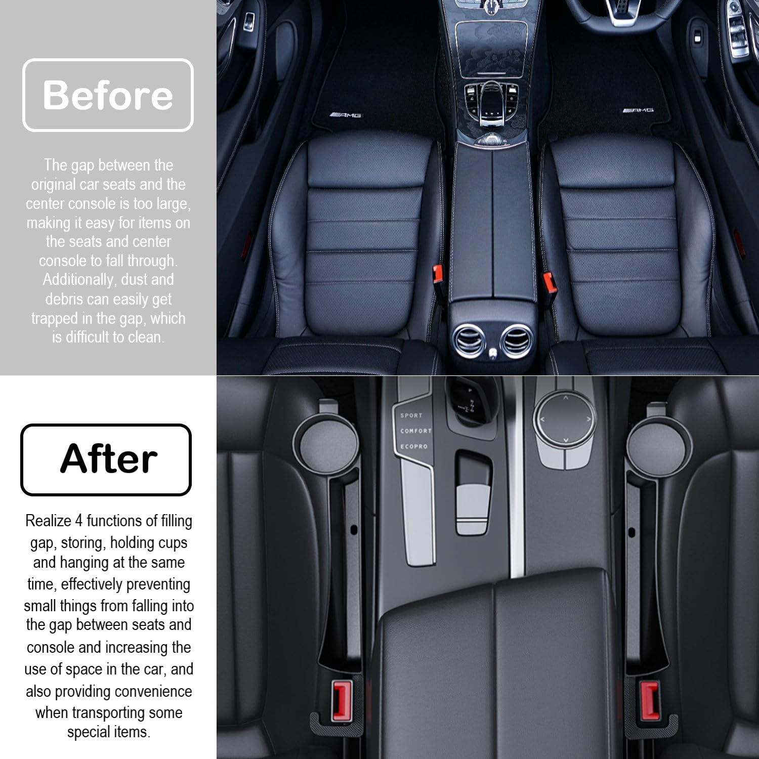 LeaHun seatbelt slot detail keeping unit anchored and secure