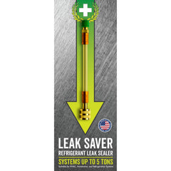 Leak Saver front label showing product name and key benefits