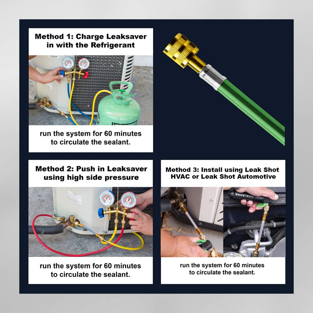 Leak Saver technician using injection kit delivering reliable field repair
