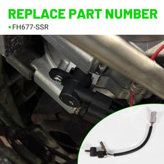 leaptrend mounting detail of sensor showing bolt hole, provides secure compressor attachment
