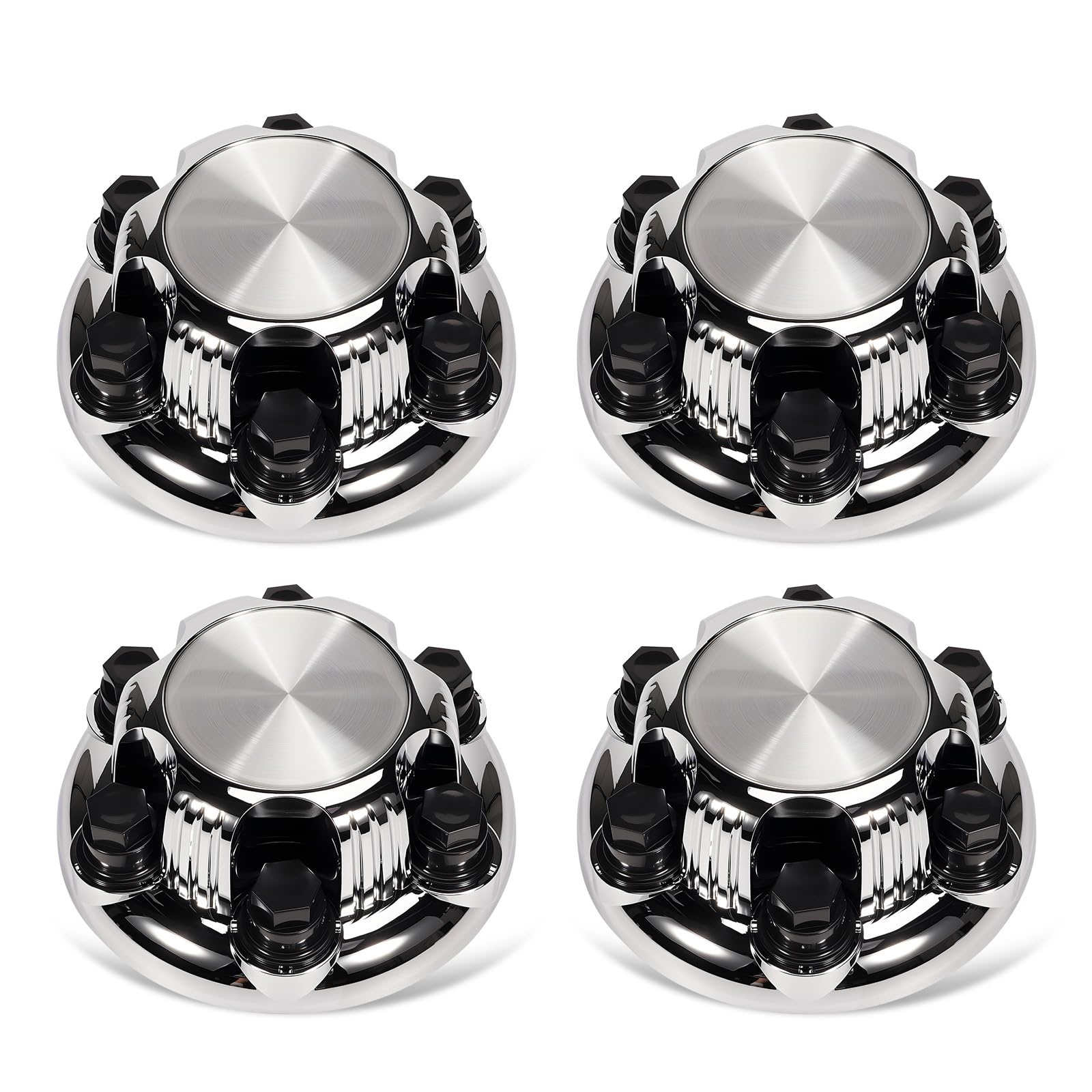 leaptrend front view glossy silver cap showing polished appearance and visual upgrade