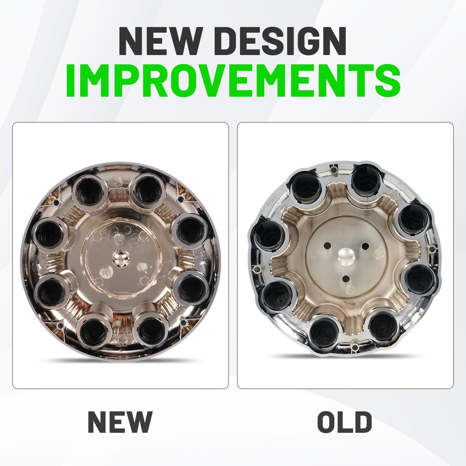 leaptrend installed on Silverado wheel demonstrating restored factory appearance benefit