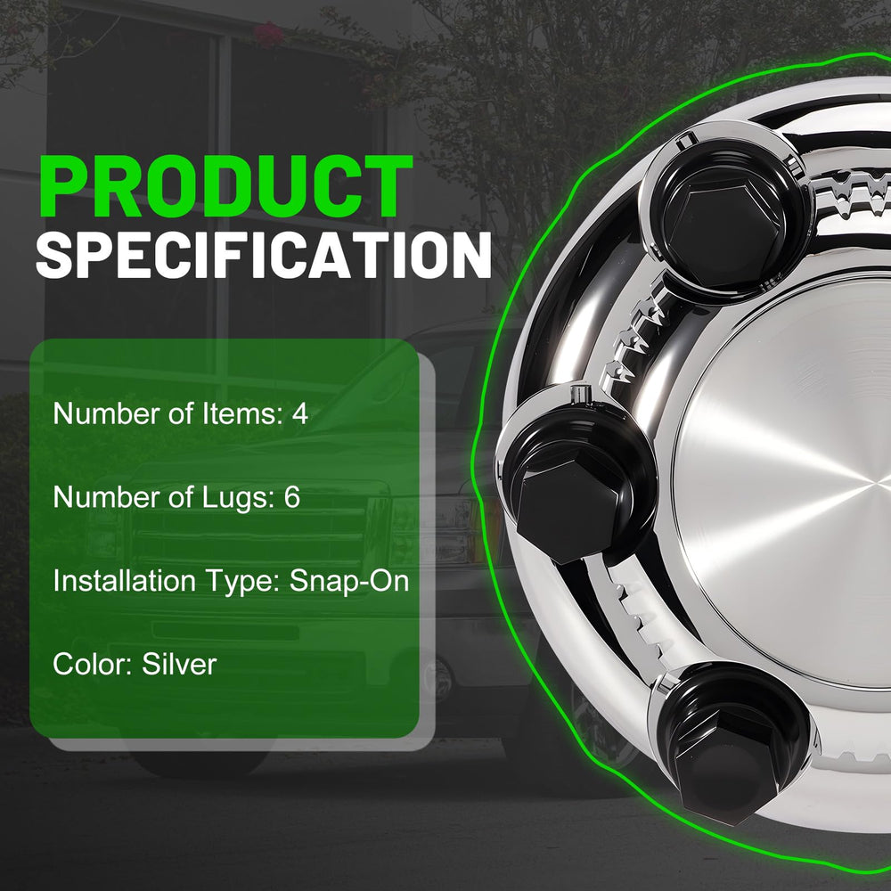 leaptrend installed on silver rim front angled showing restored OEM-style wheel look