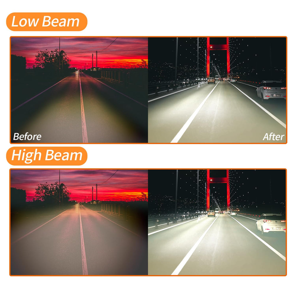 LEAVAN headlights fitted on International Durastar demonstrating improved night visibility