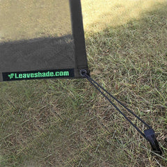 leaveshade close-up of vinyl coated mesh showing durability and airflow