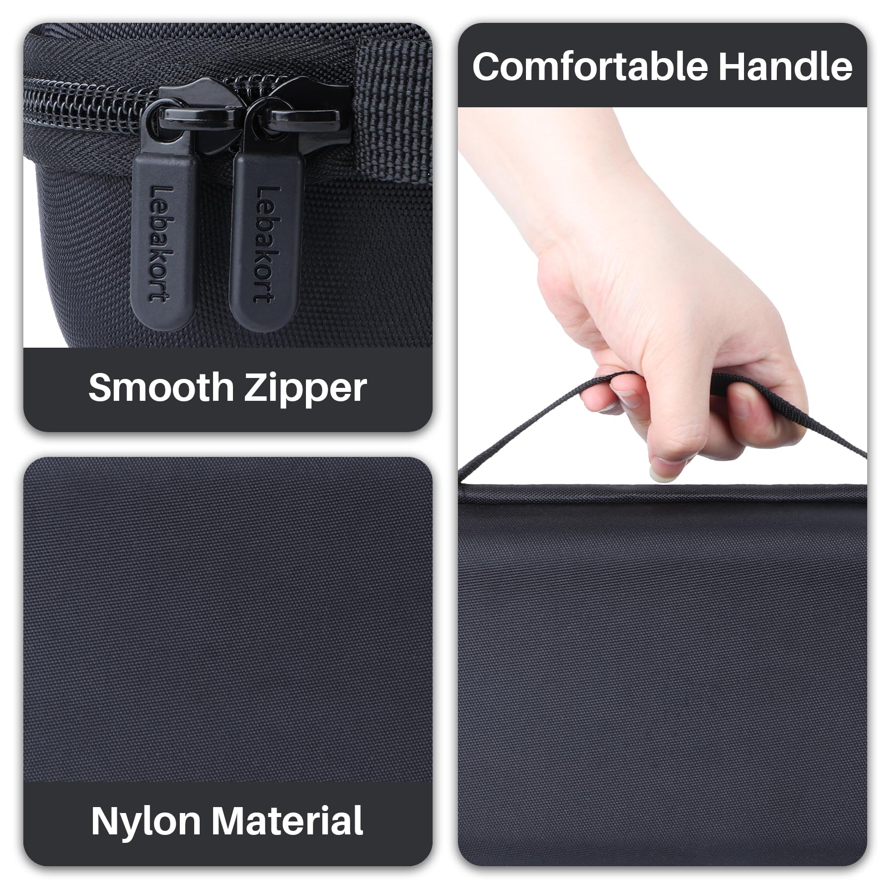 Lebakort side handle carried by hand for easy Boost X GBX45 portability