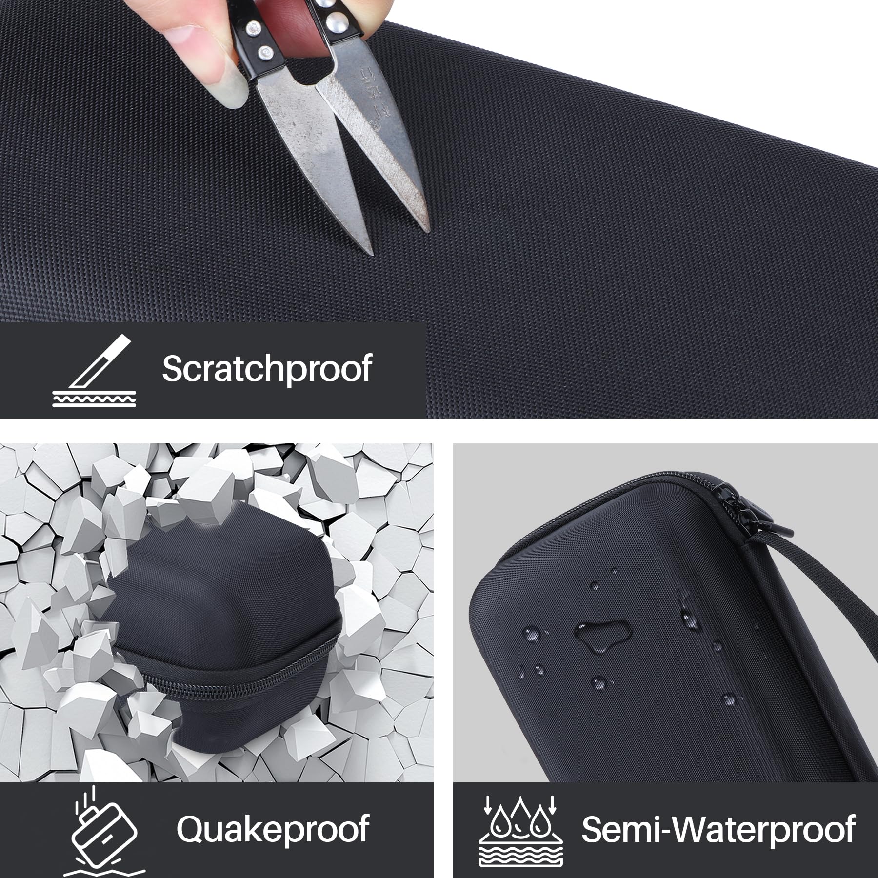 Lebakort zipper seam close-up delivering quick access to Boost X GBX45