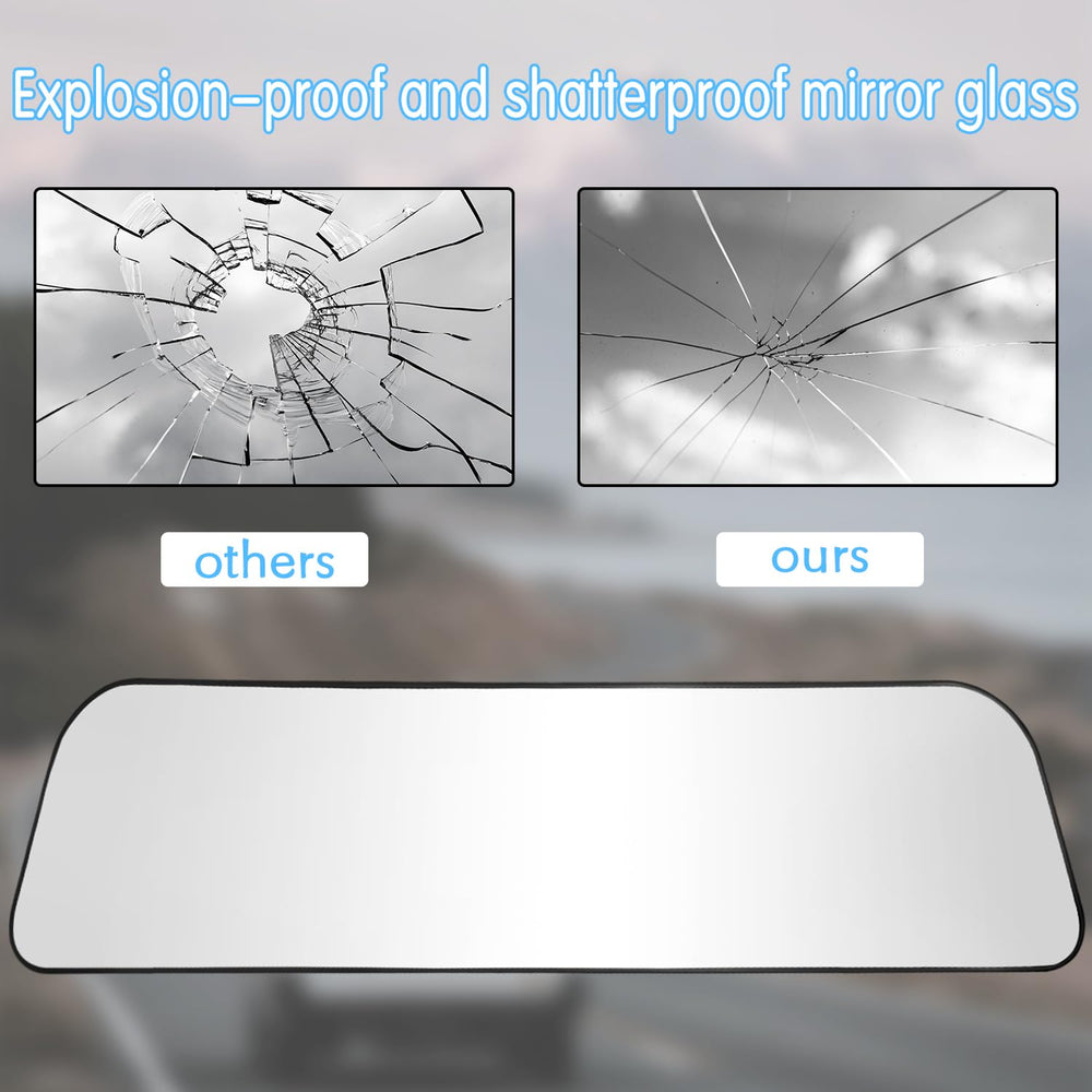 LECAMEBOR rubber suction cup mount detail on glass, ensures strong non-slip stability