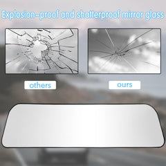 LECAMEBOR rubber suction cup mount detail on glass, ensures strong non-slip stability