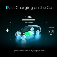 Lectron CCS plug detail displaying heavy-duty contacts for fast charging