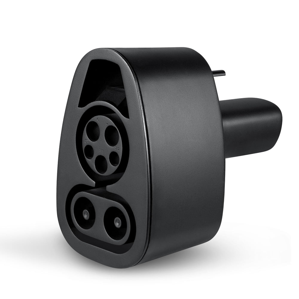 Lectron adapter front view showing robust design and portability benefit
