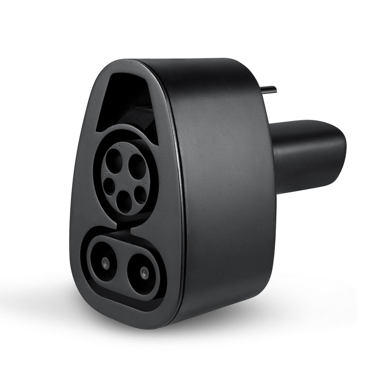 Lectron adapter front view showing robust design and portability benefit