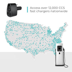 Lectron NACS end close-up highlighting secure fit and reliable connection