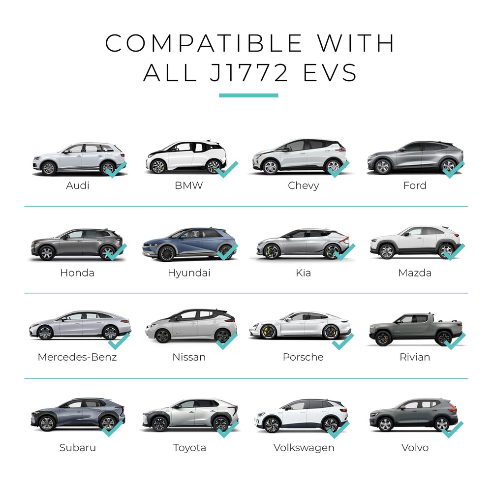 Lectron connected to an SUV EV illustrating compatibility with mainstream vehicles