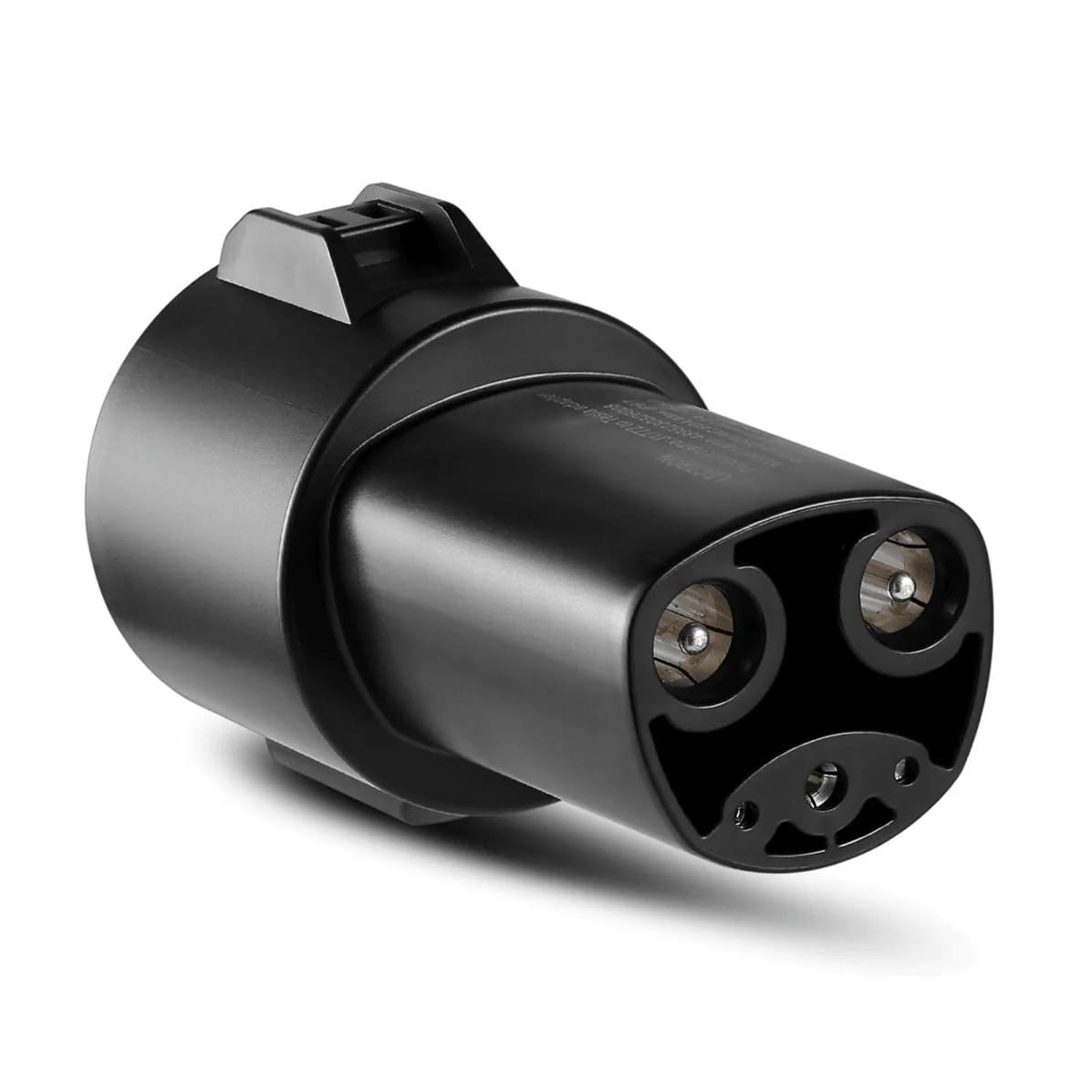 Lectron front view adapter showing plug and easy charging access