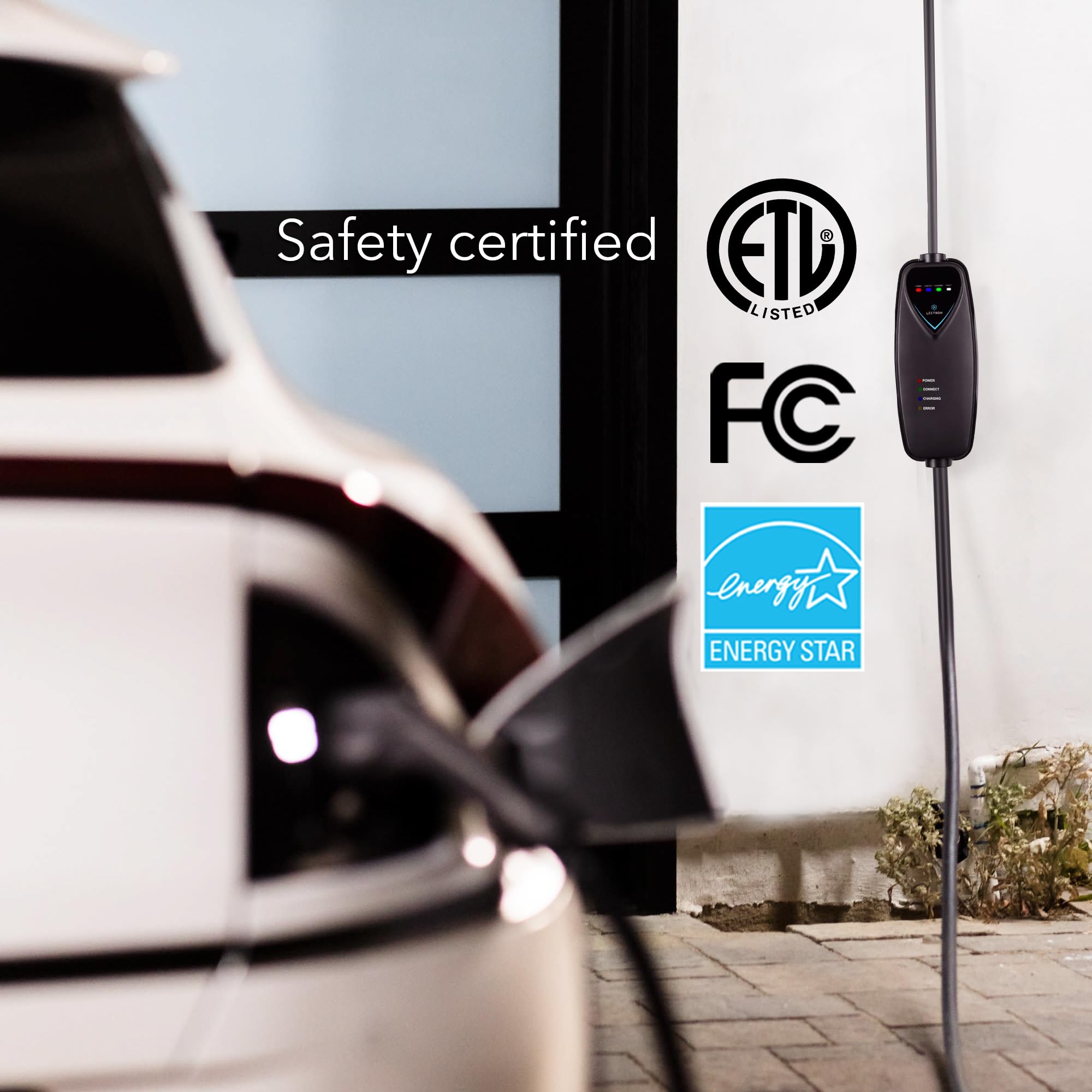 Lectron side profile of weatherproof housing protecting electronics outdoors
