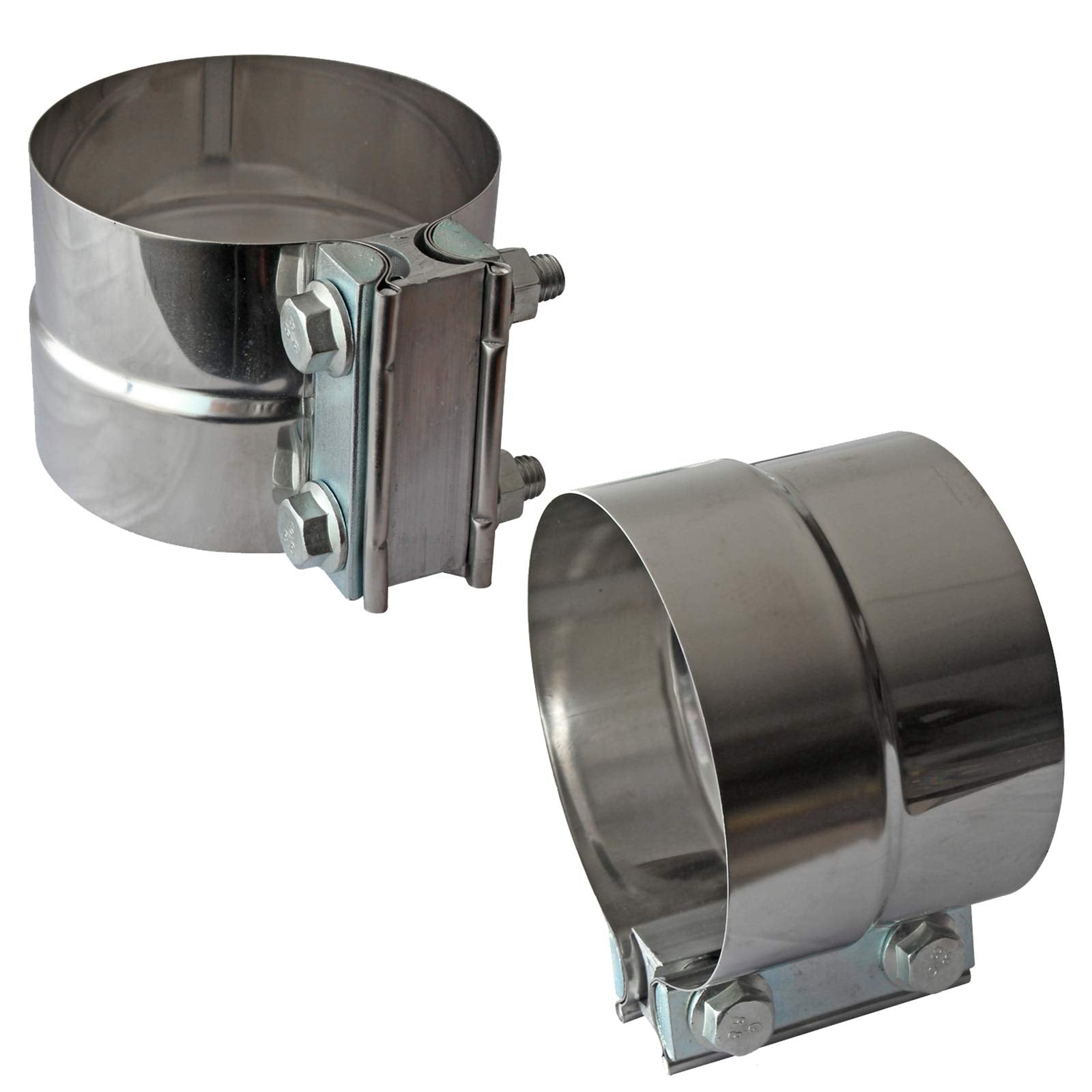 LEDAUT clamp front view showing secure fit and corrosion resistance
