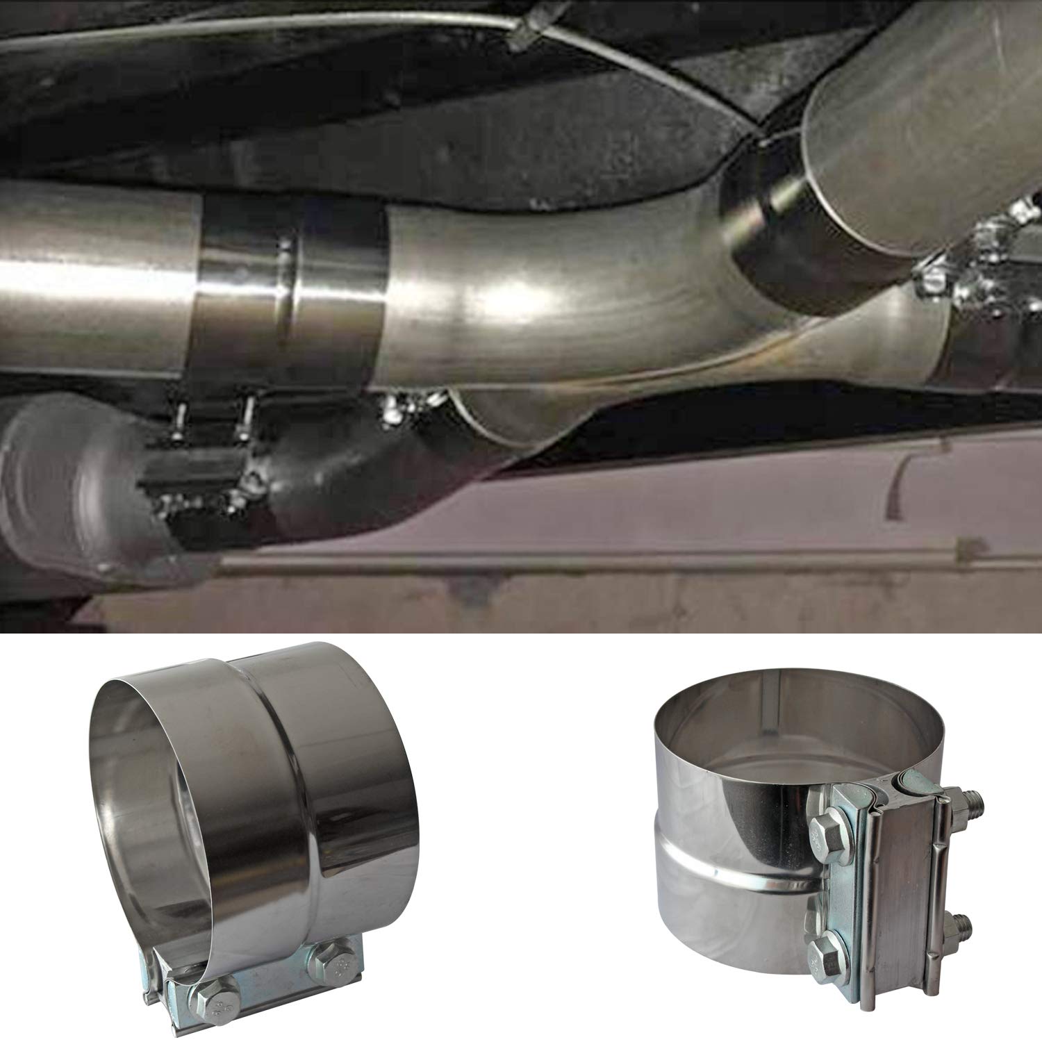 LEDAUT clamp in garage installation scene showing easy DIY use