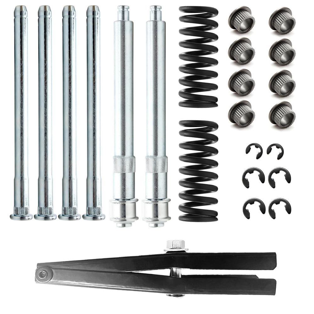 LEDAUT close-up of zinc-plated roller pin highlighting corrosion-resistant finish and durability