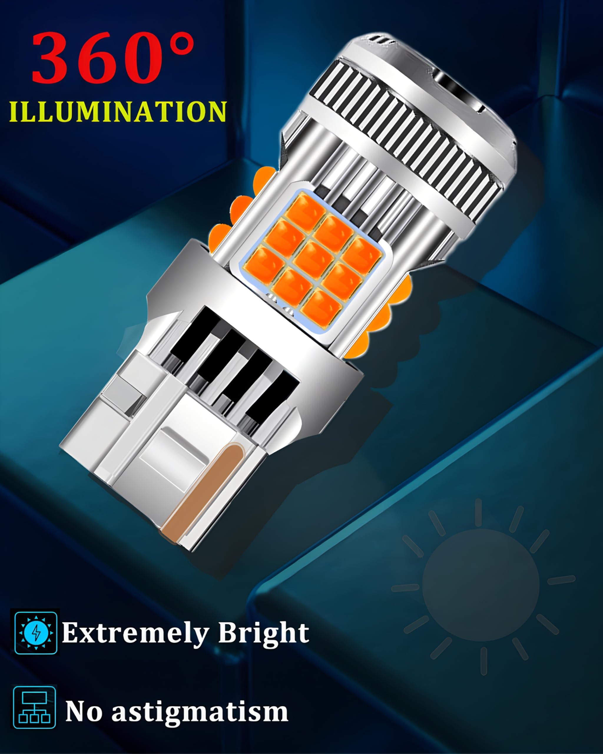 LEDYOTRY next to incandescent bulb showing compact size advantage
