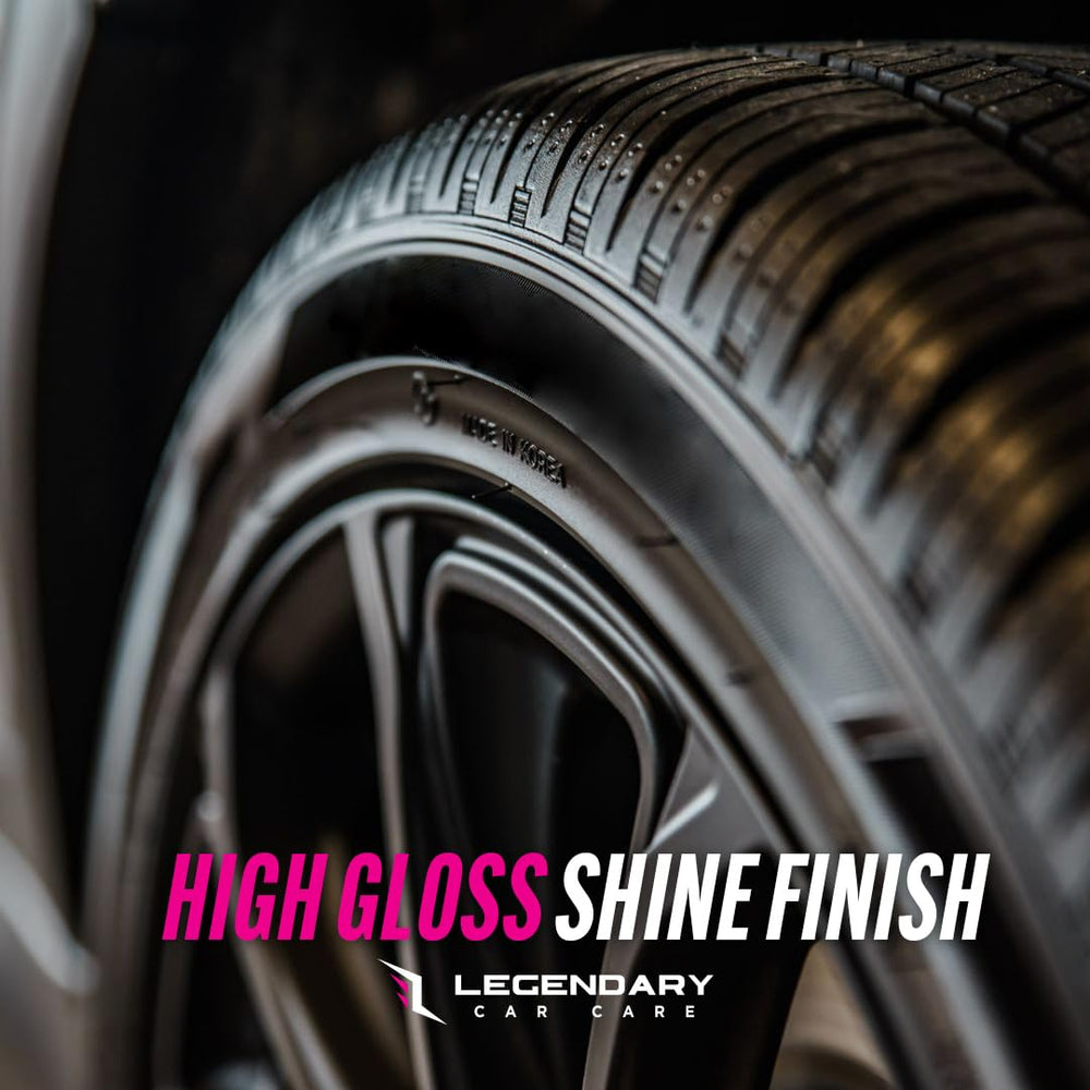 Legendary Car Care on a parked car exterior showing showroom shine after treatment