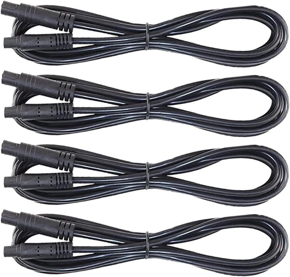 Leiboow front view of 4-pin extension cables showing kit and connectors, durable and ready