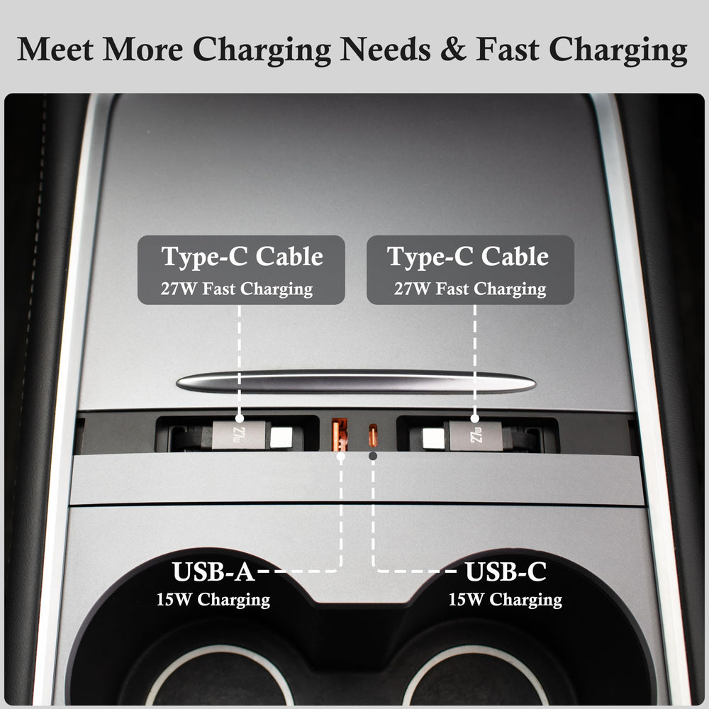 Leikaendi retractable Type-C cable extended demonstrating easy reach and neat storage