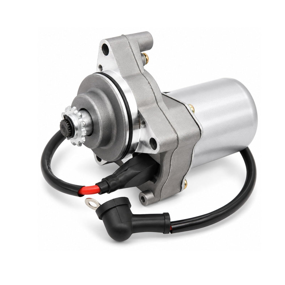LEIMO KPARTS starter front view showing compact housing and reliable fit