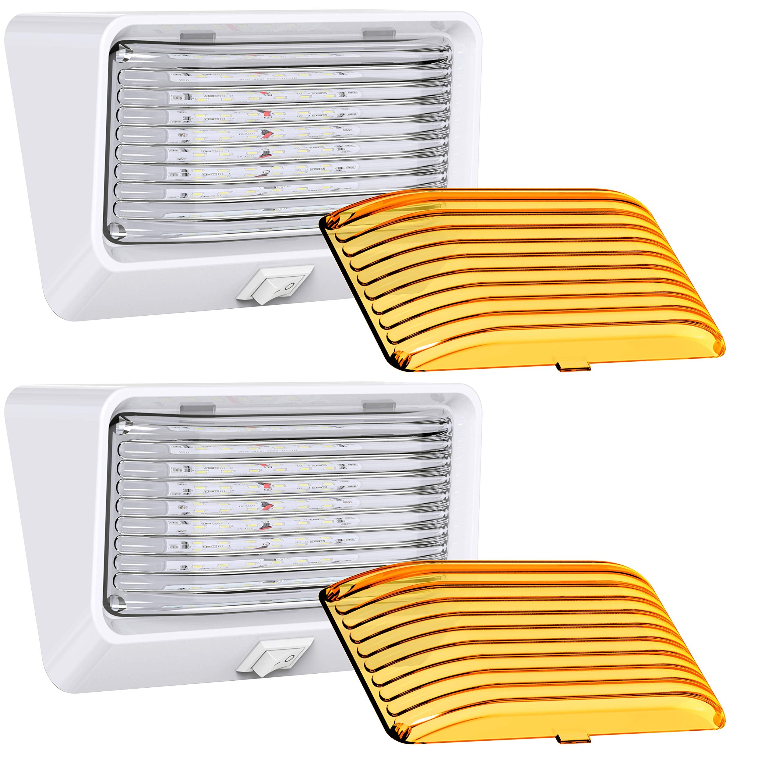 Leisure LED front view porch light showing compact exterior design and reliable illumination