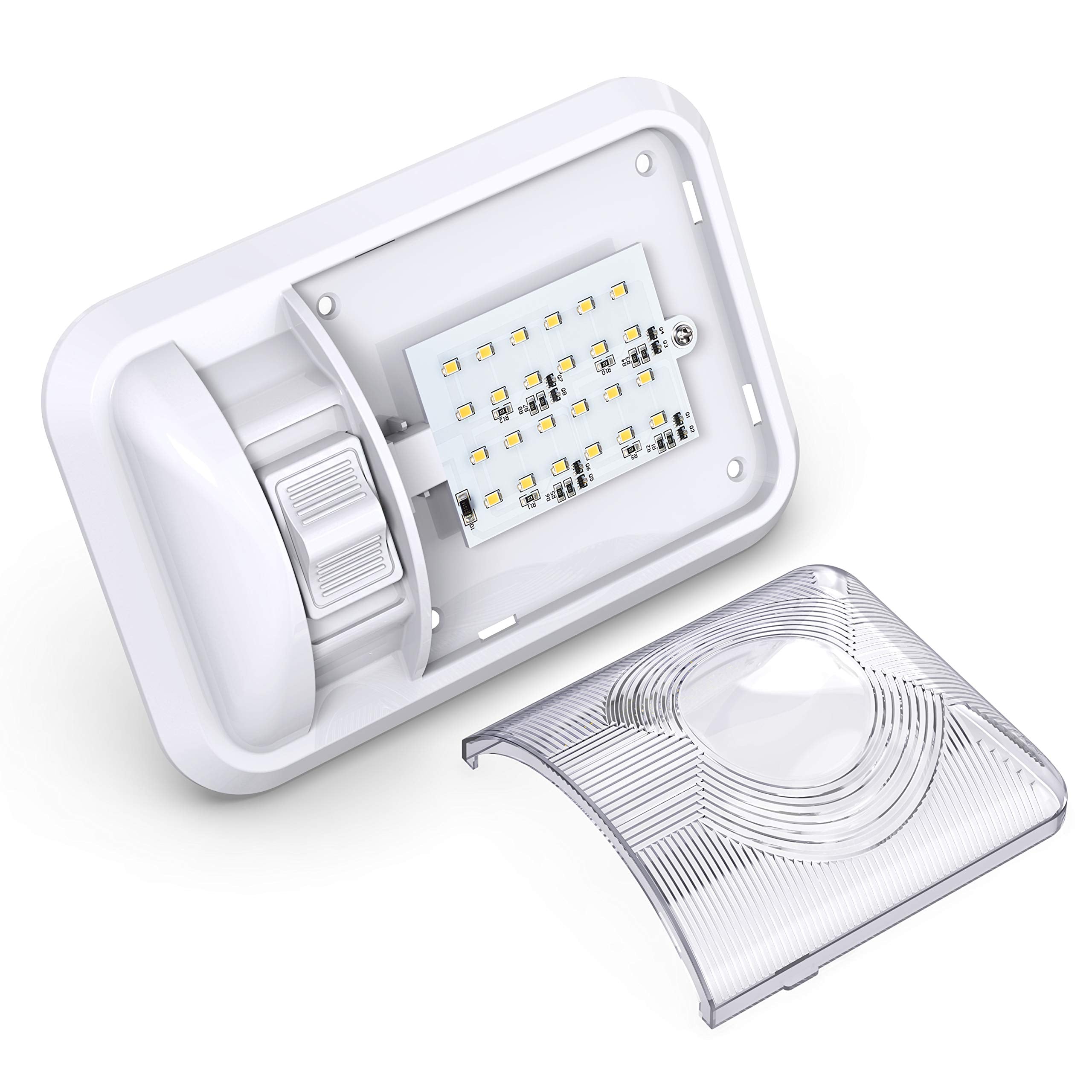Leisure LED five-pack packaging with five dome lights ready for retrofit