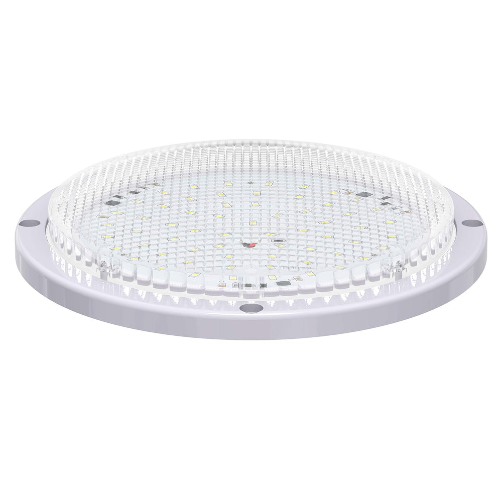 Leisure LED textured lens detail improving glare reduction and spread