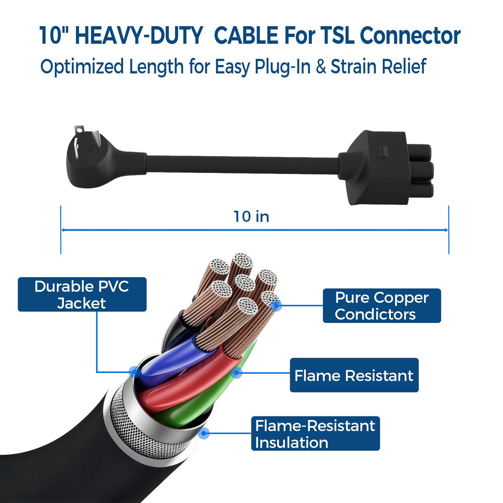 Leisure Stay side view highlighting thermal protection for safer charging
