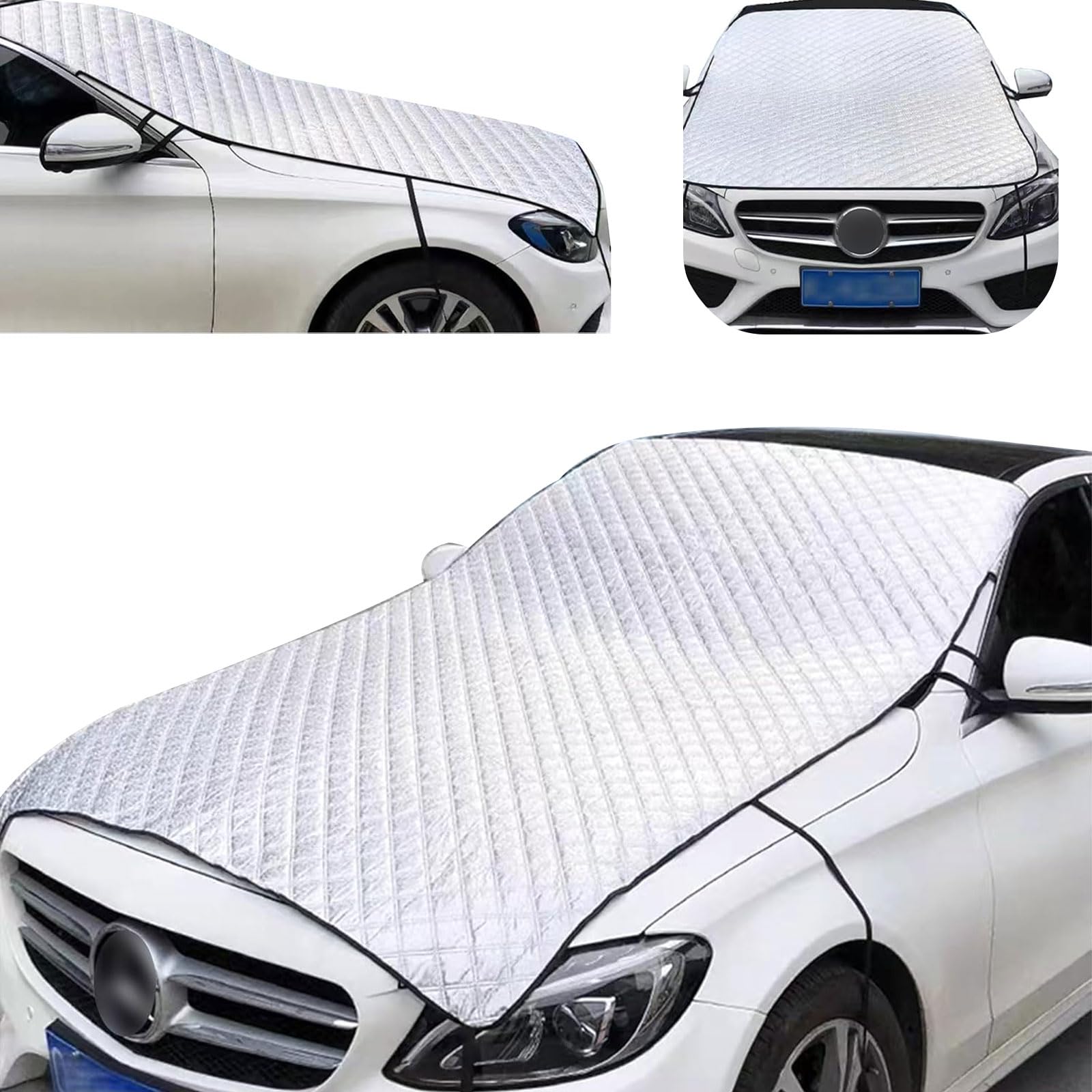 lekiliky hood cover on SUV protecting hood from sun and debris