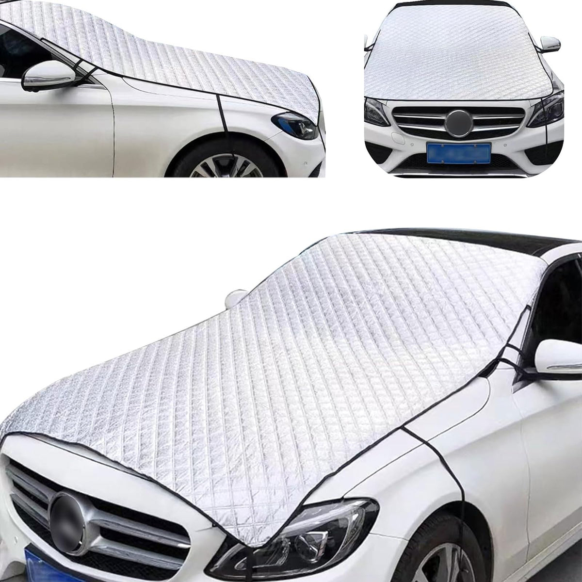 lekiliky hood cover on SUV protecting hood from sun and debris
